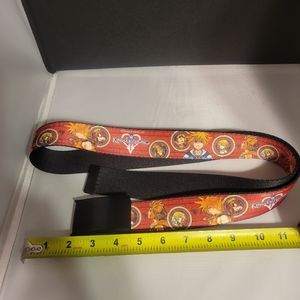 NWOT Disney Kingdom Hearts Unisex Belt 48" Manga/ Anime